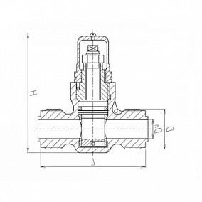 Купить клапан дроссельный проxодной штуцерный 525-0353 10 мм 10 кгс|см2 (ИTШЛ.49341101) в Новосибирске