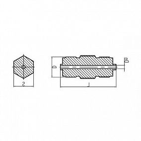 Купить латунный штуцер ввертной с цапковым концом под метрическую резьбу 6 мм 40 кгс|см2 556-0193-2 в Новосибирске