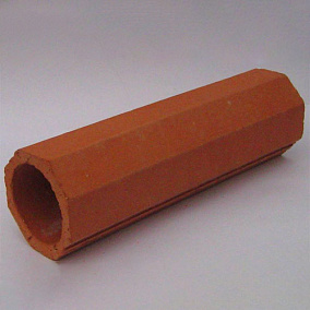 Купить дренажную керамическую трубу с восьмигранной наружной поверхностью 200x24 мм Керамика в Новосибирске